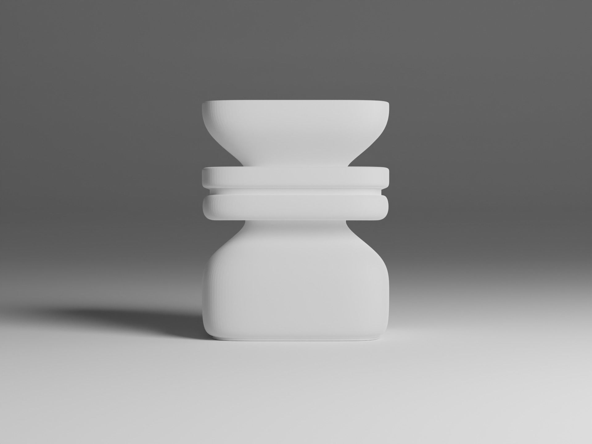 Decorative Abstract Modern Vases Free 3D model_2