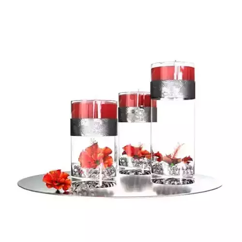 Glass Candle Holders