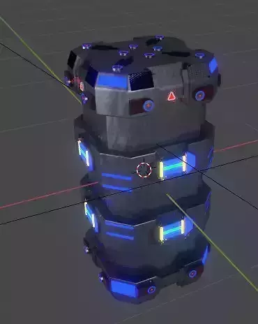 Futuristic science fiction box