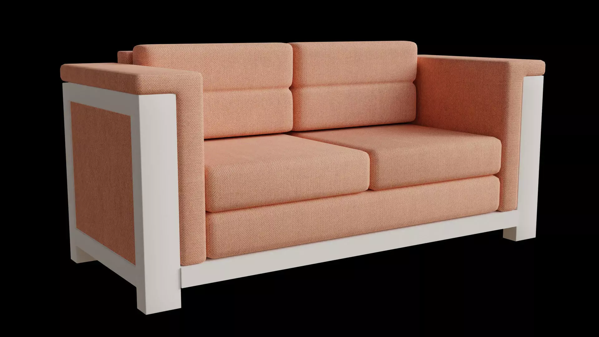 Sofa from Rainbow Six Seige Low-poly 3D model