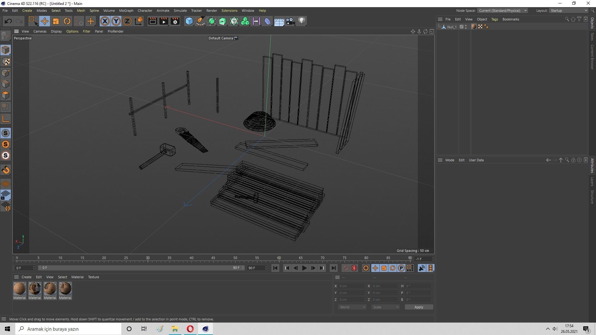  Sawmill Level 15 Low-poly 3D model_27