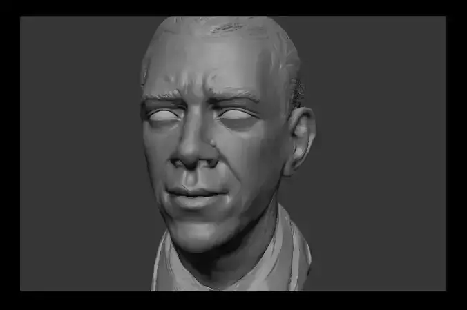 Sculpt Bust of President Obama
