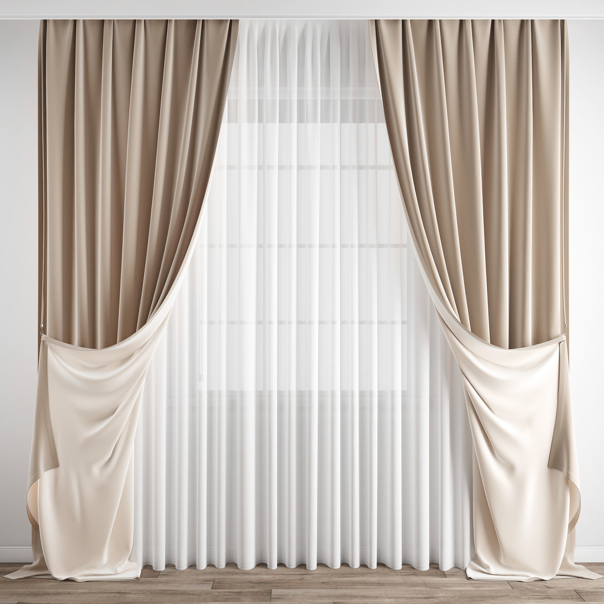 Curtain 167 3D model_4
