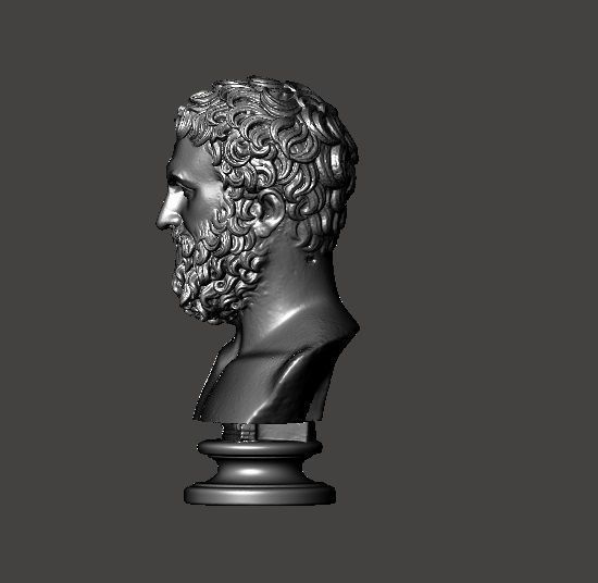 Thales of Miletus Bust 3d printing 3D print model_4