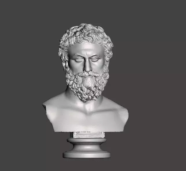 Thales of Miletus Bust 3d printing 3D print model_0