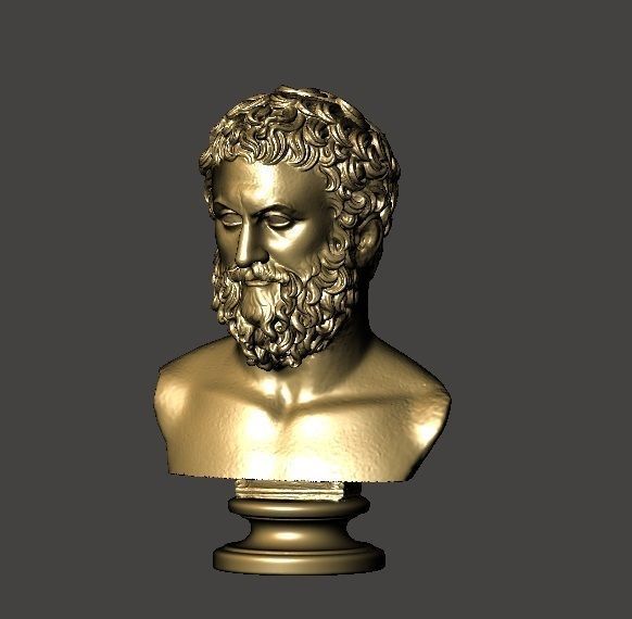Thales of Miletus Bust 3d printing 3D print model_1
