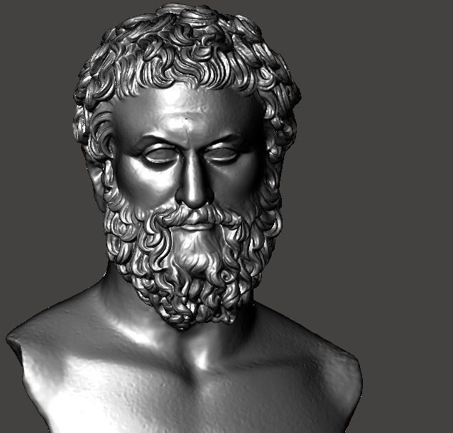 Thales of Miletus Bust 3d printing 3D print model_6