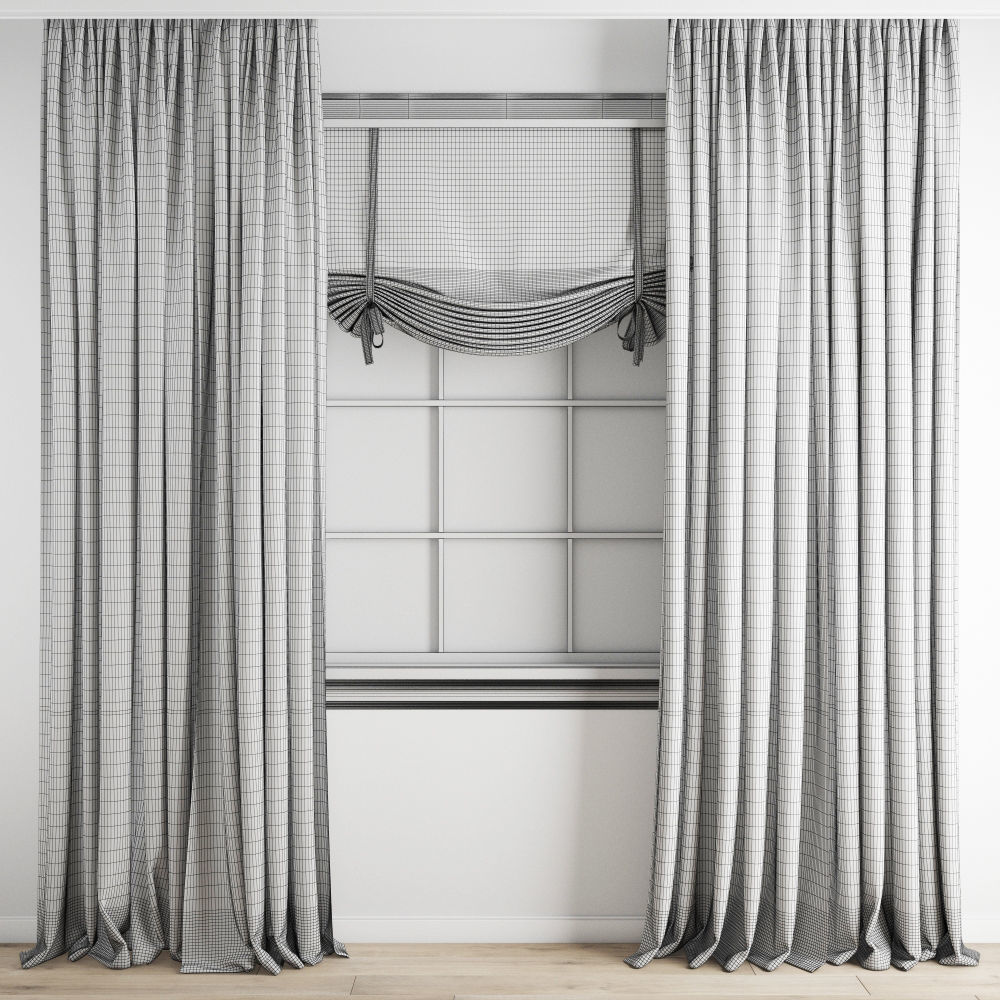 Curtain 168 3D model_3