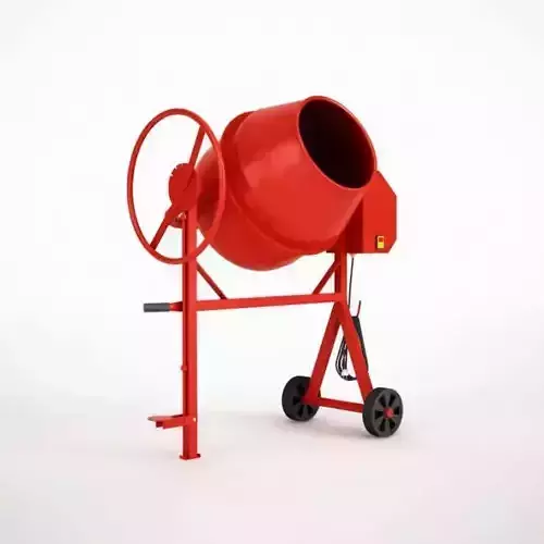 Red Cement Mixer
