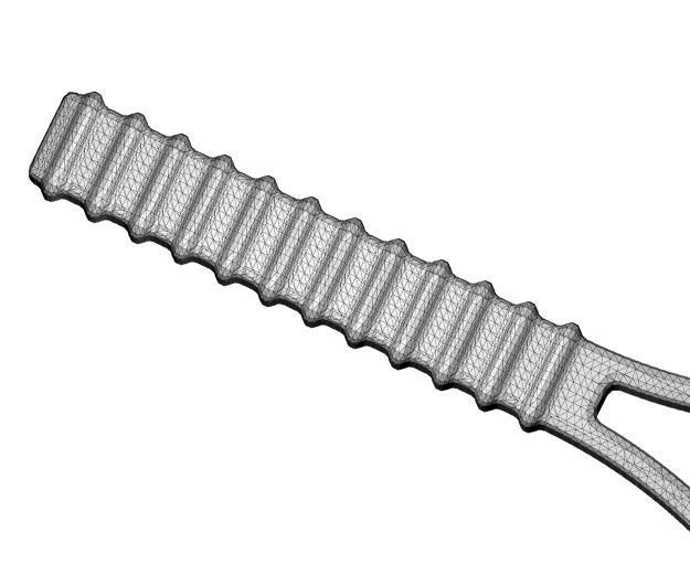 Stylish Tennis Racket 3D print model_5