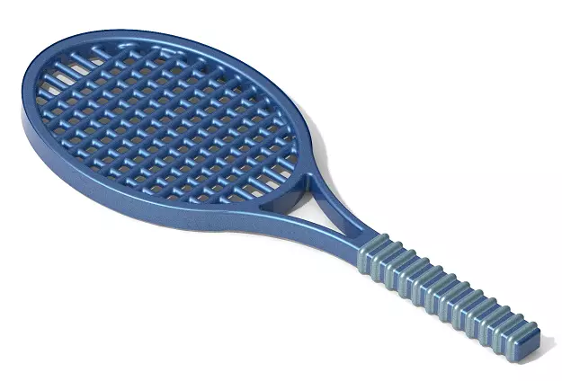 Stylish Tennis Racket 3D print model_0