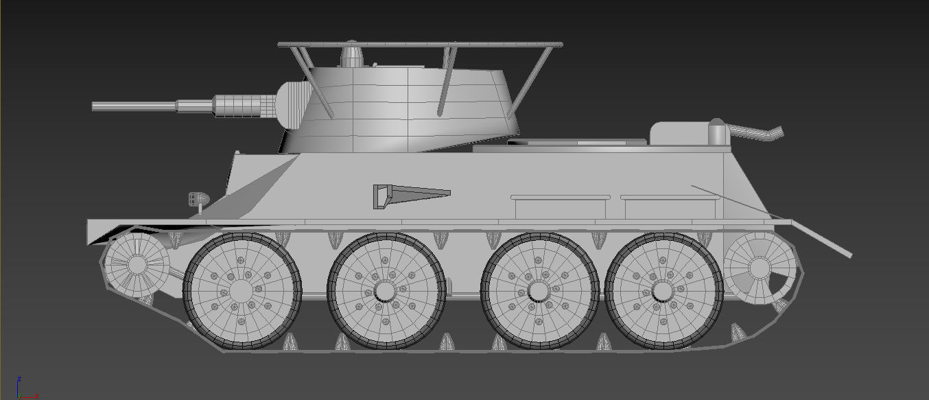 Tank BT-5   3D model_26