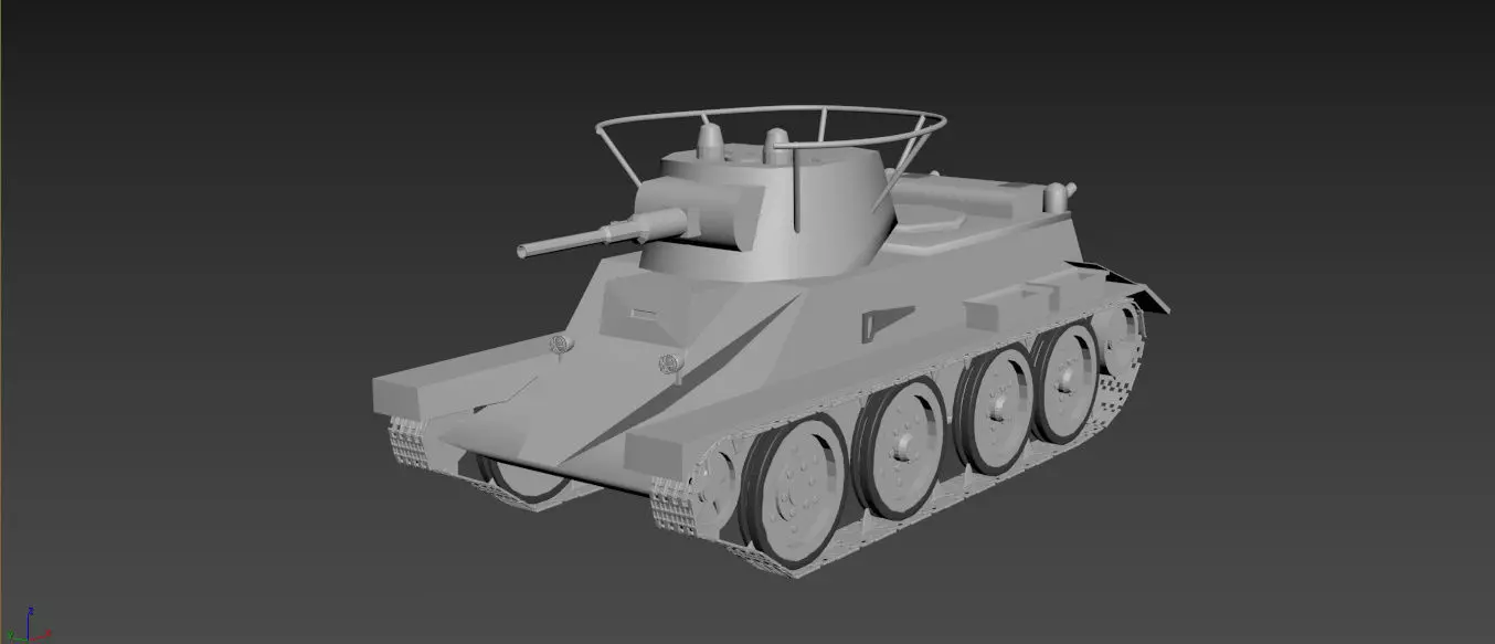 Tank BT-5   3D model_0