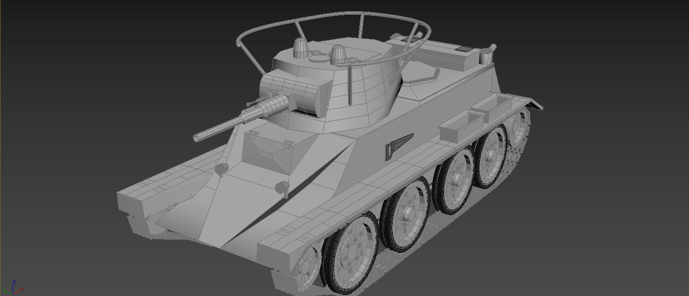 Tank BT-5   3D model_19
