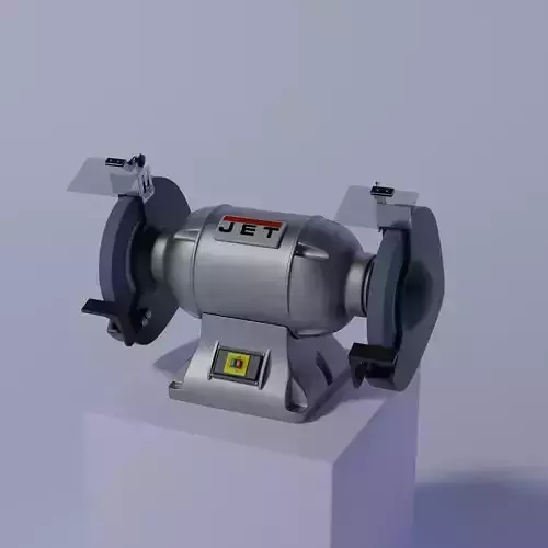 industrial grinding machine 3D model