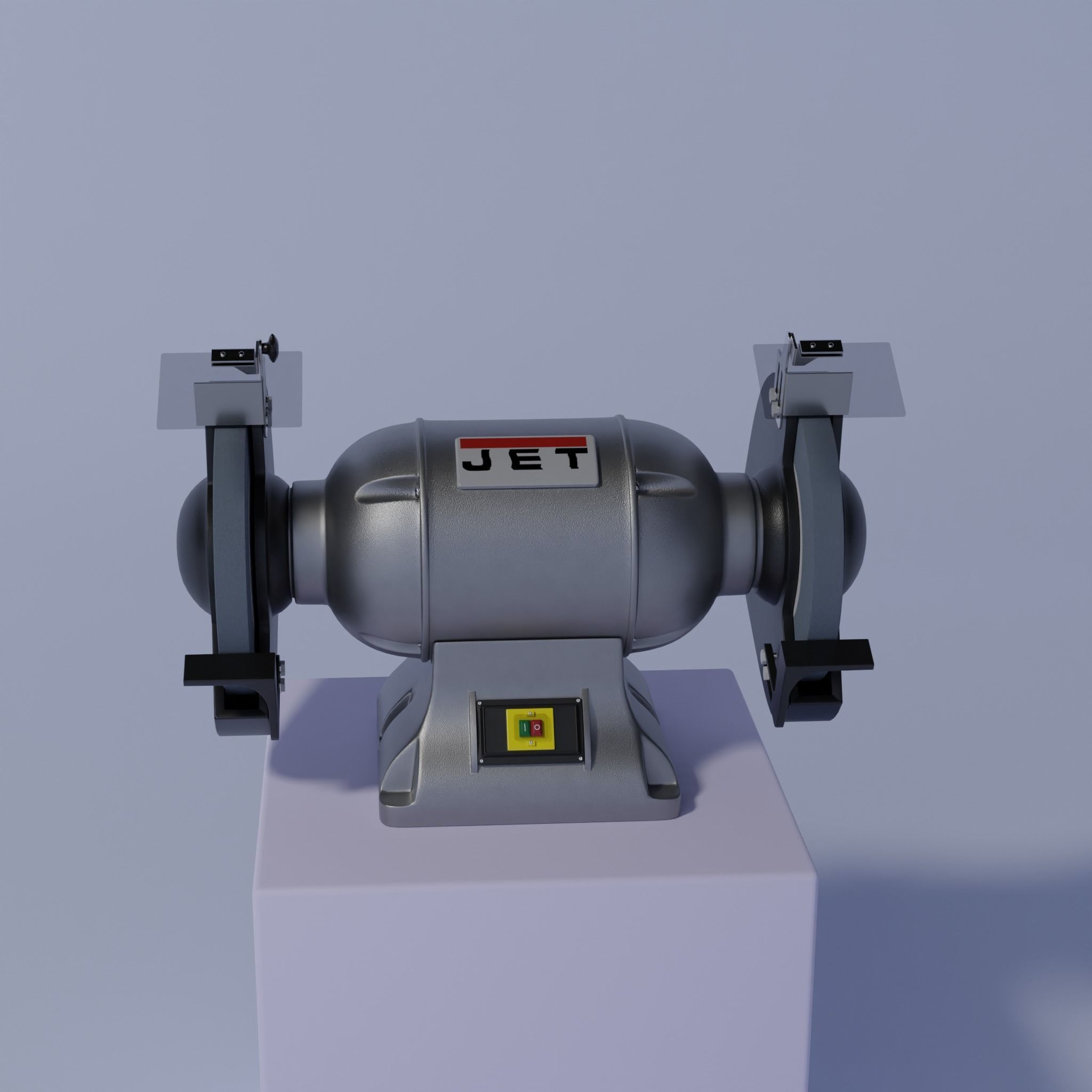 industrial grinding machine 3D model_6