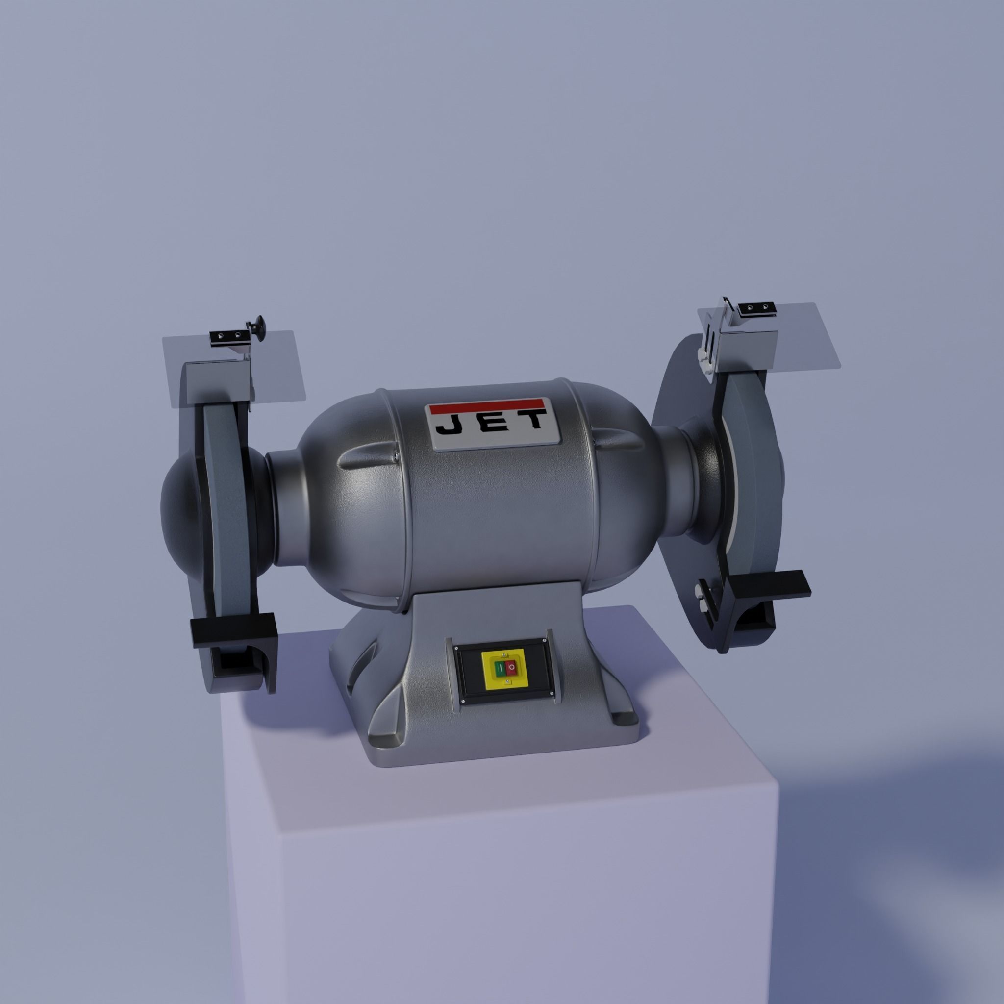industrial grinding machine 3D model_7