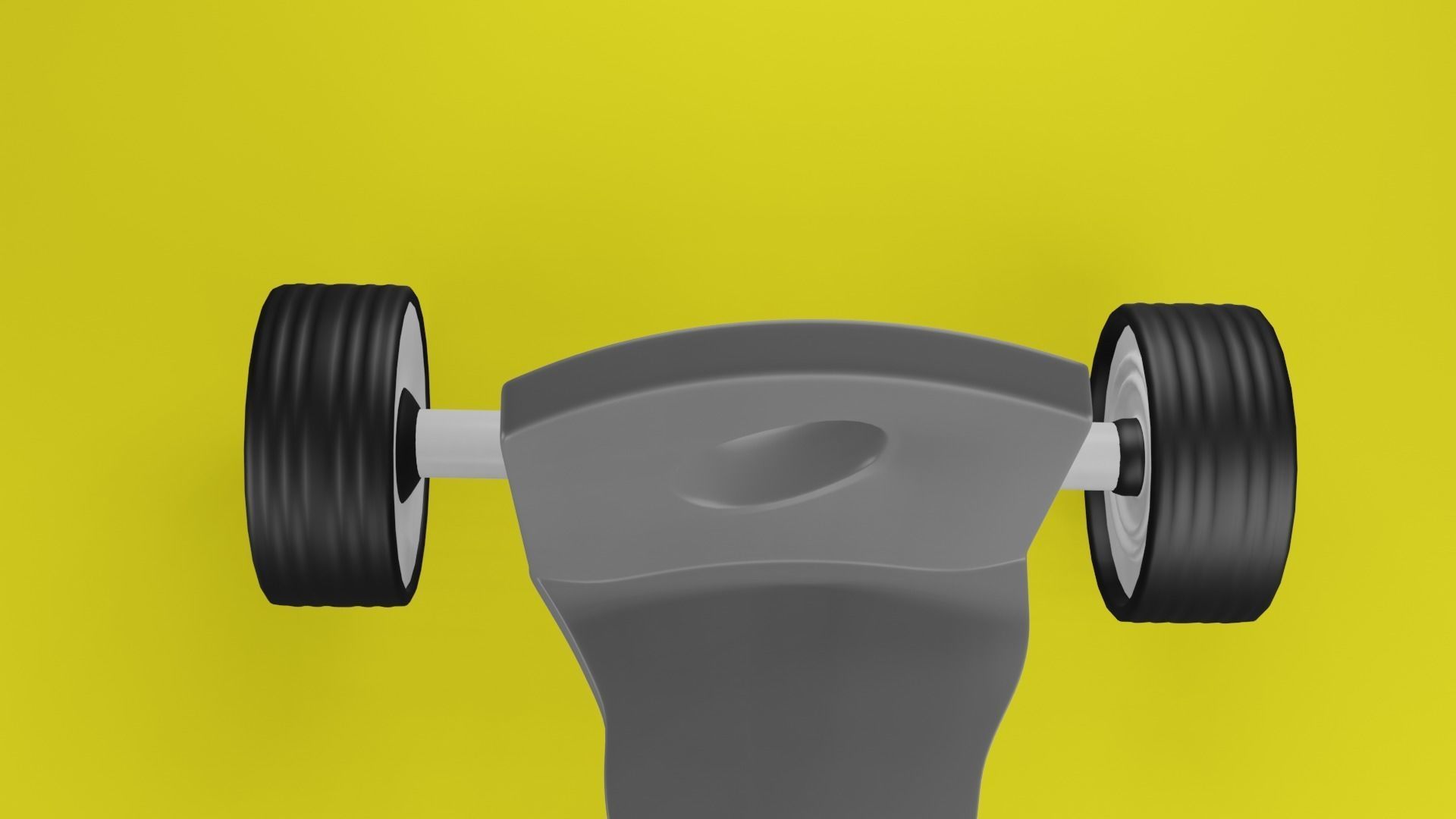 tricycle toy Low-poly 3D model_3