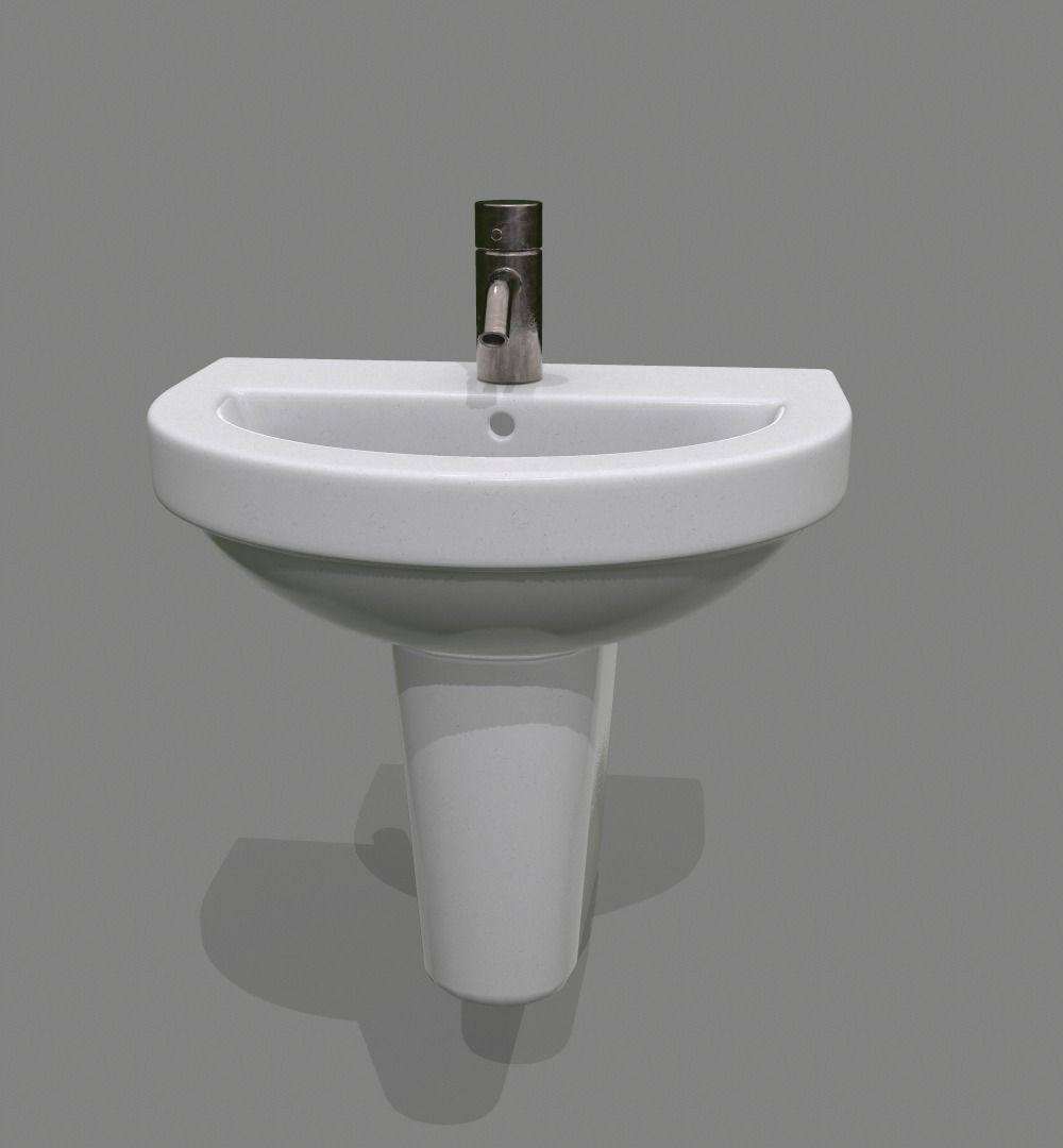 Sink washpoint  3D model_2