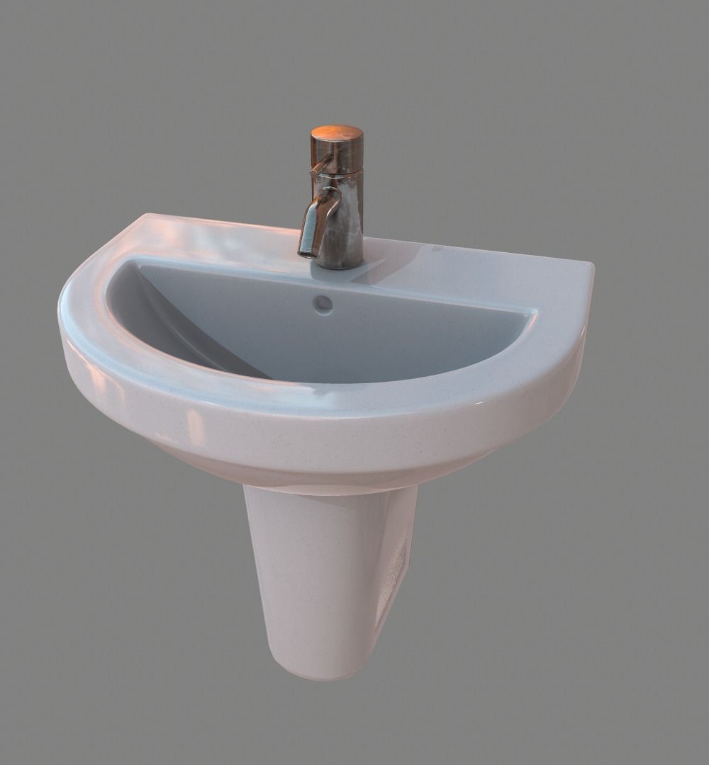 Sink washpoint  3D model_3