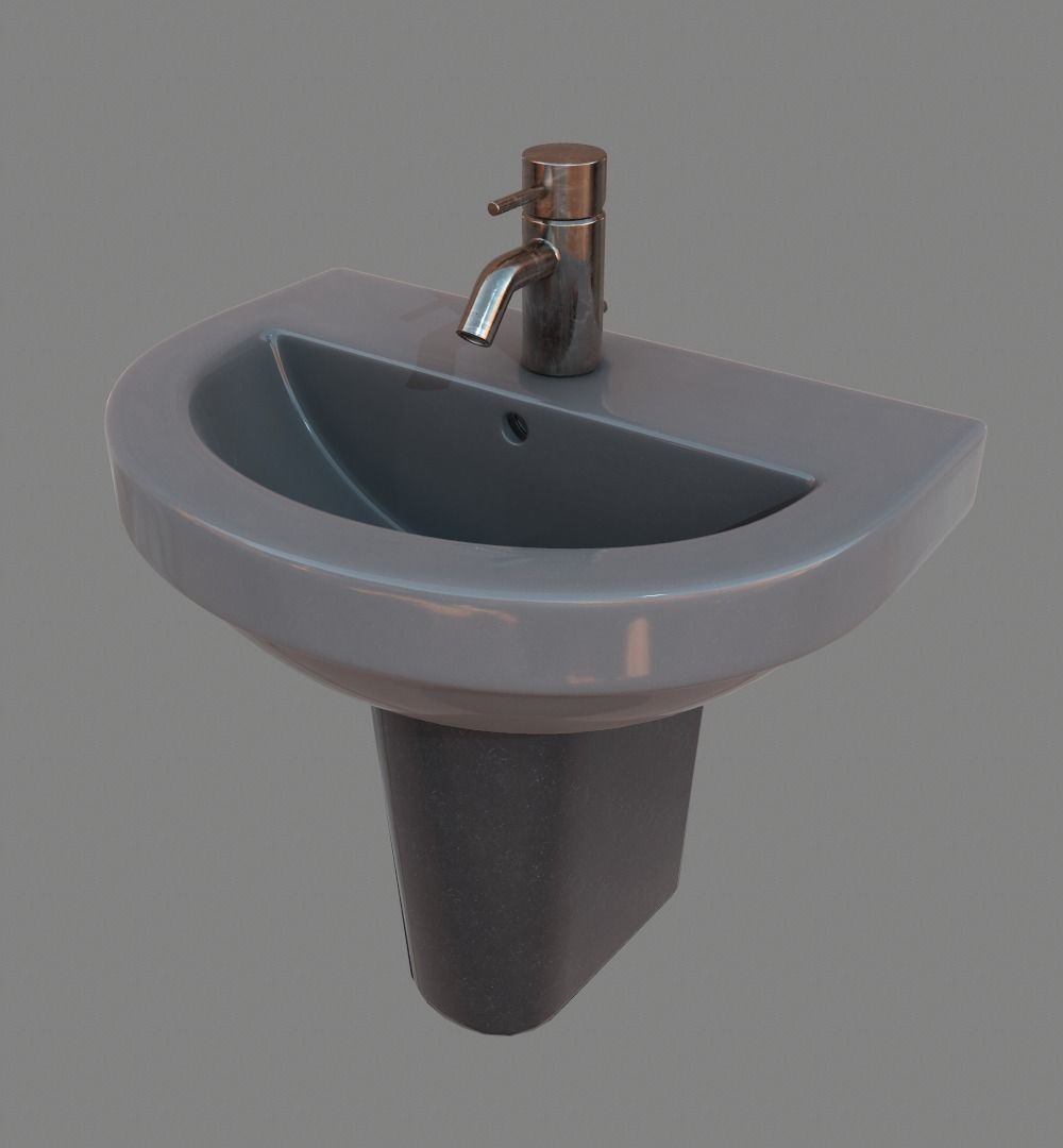 Sink washpoint  3D model_10