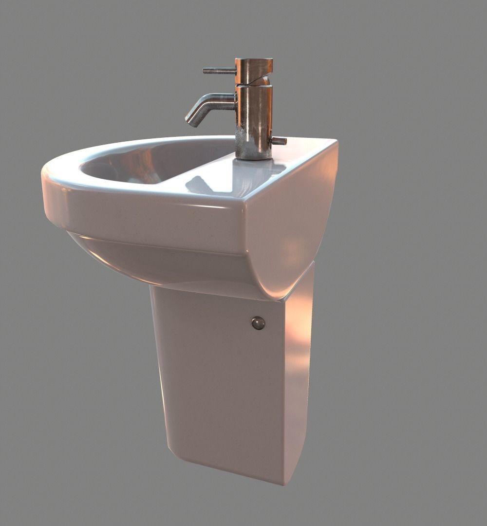 Sink washpoint  3D model_6