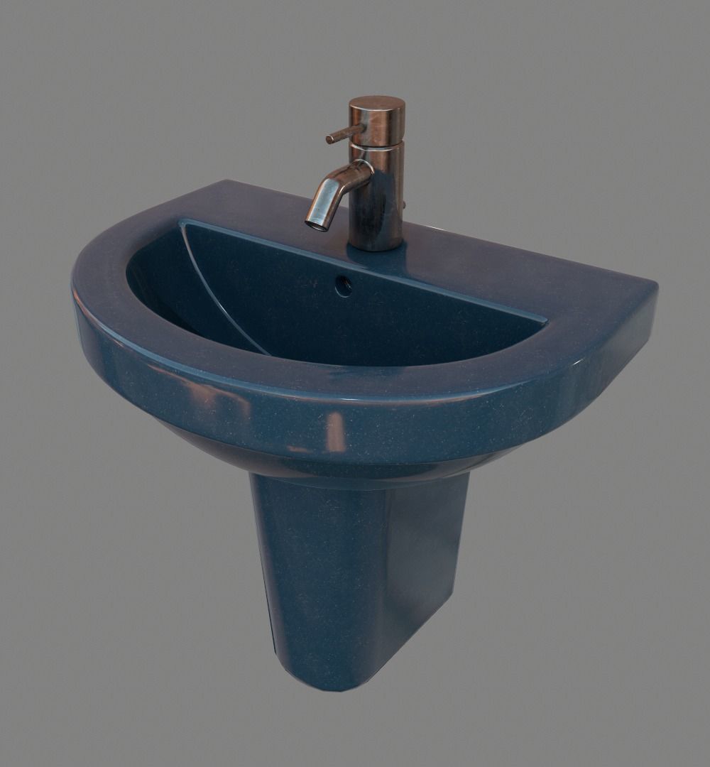 Sink washpoint  3D model_11