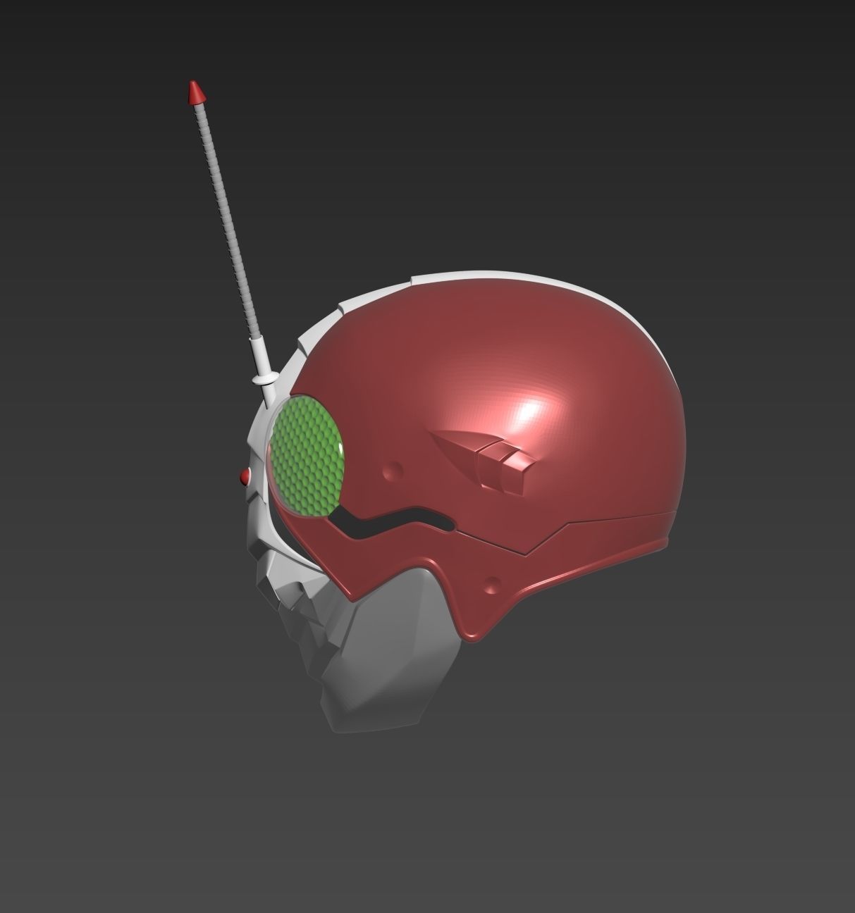 Kamen Rider V3 The Next Movie Helmet Cosplay 3D print model_2