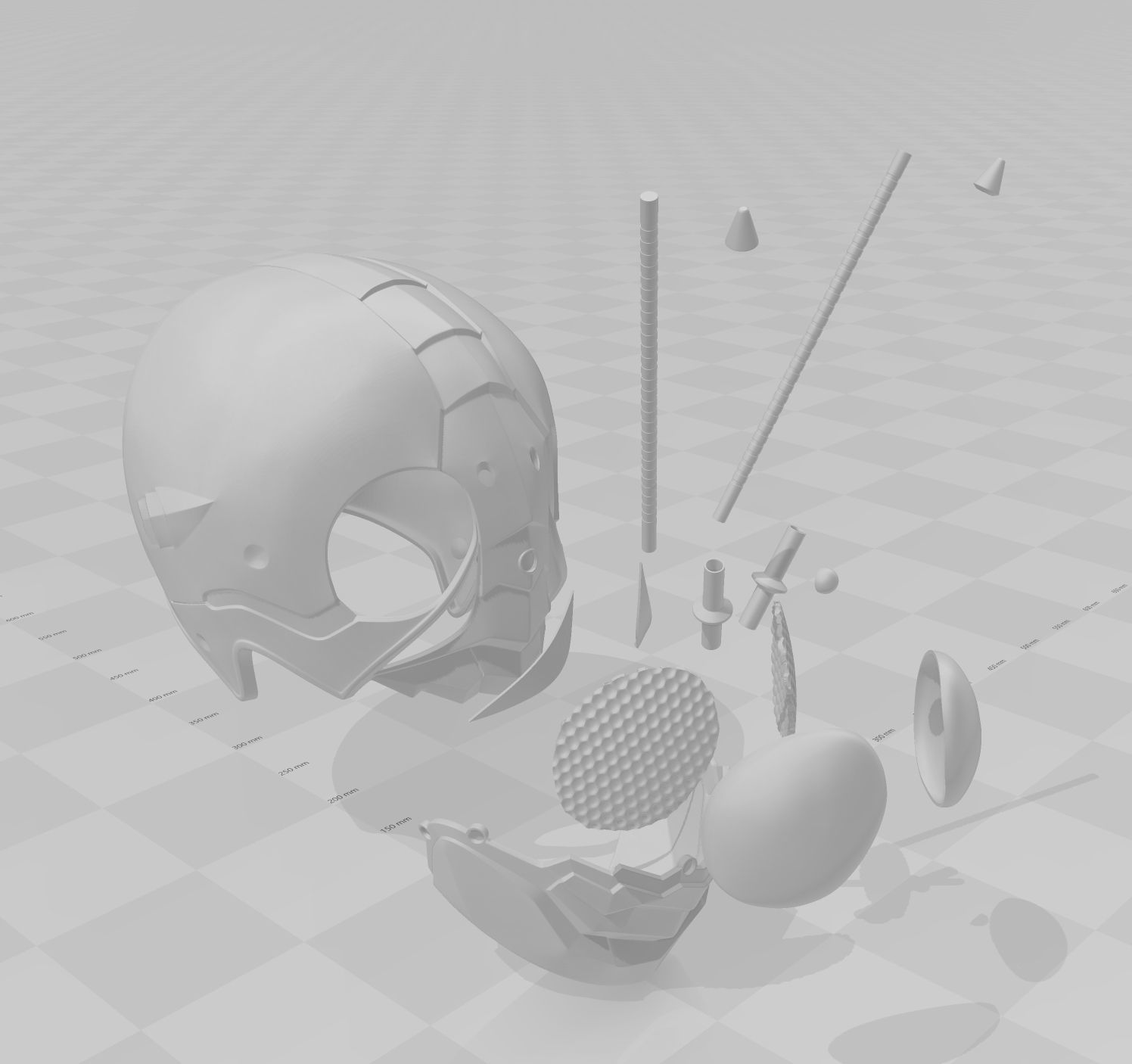 Kamen Rider V3 The Next Movie Helmet Cosplay 3D print model_7