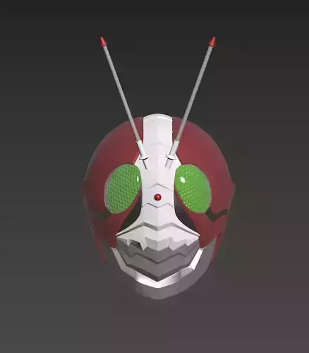Kamen Rider V3 The Next Movie Helmet Cosplay 3D print model