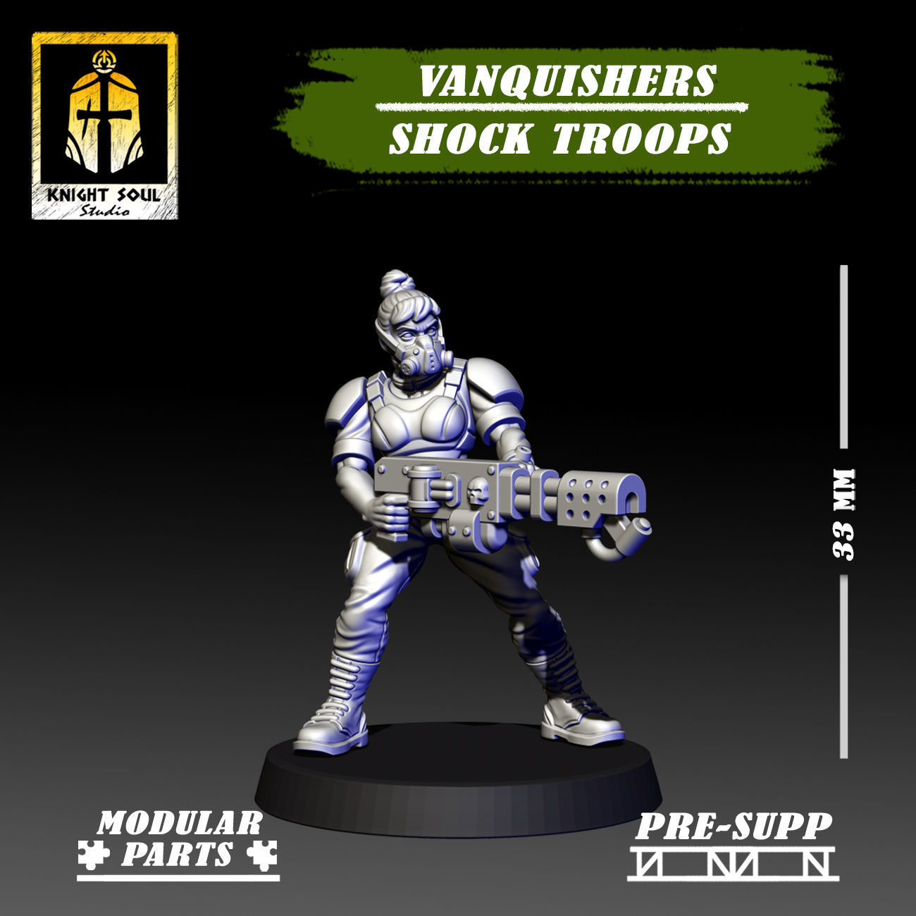 Vanquishers Shock Troops 3D print model_23