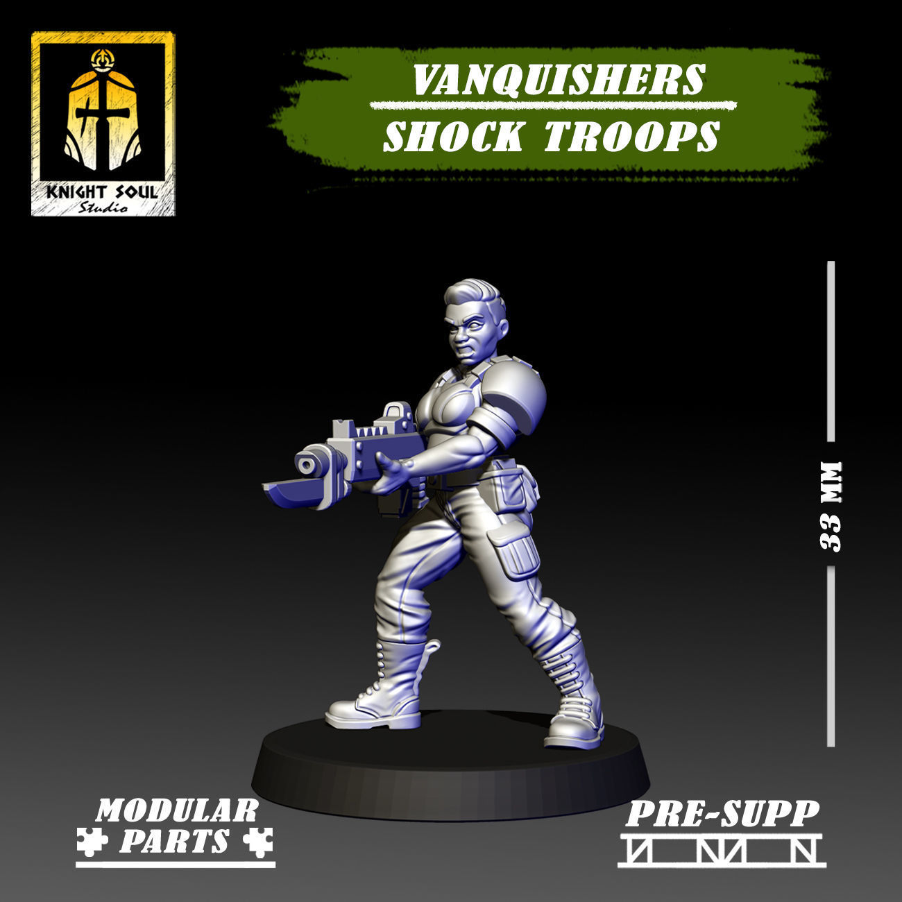 Vanquishers Shock Troops 3D print model_15