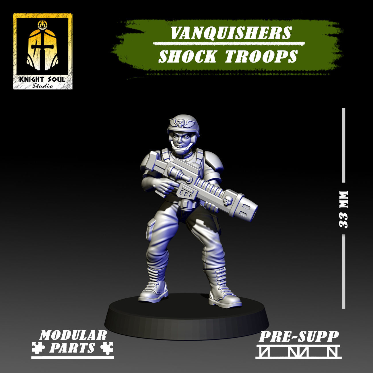Vanquishers Shock Troops 3D print model_24