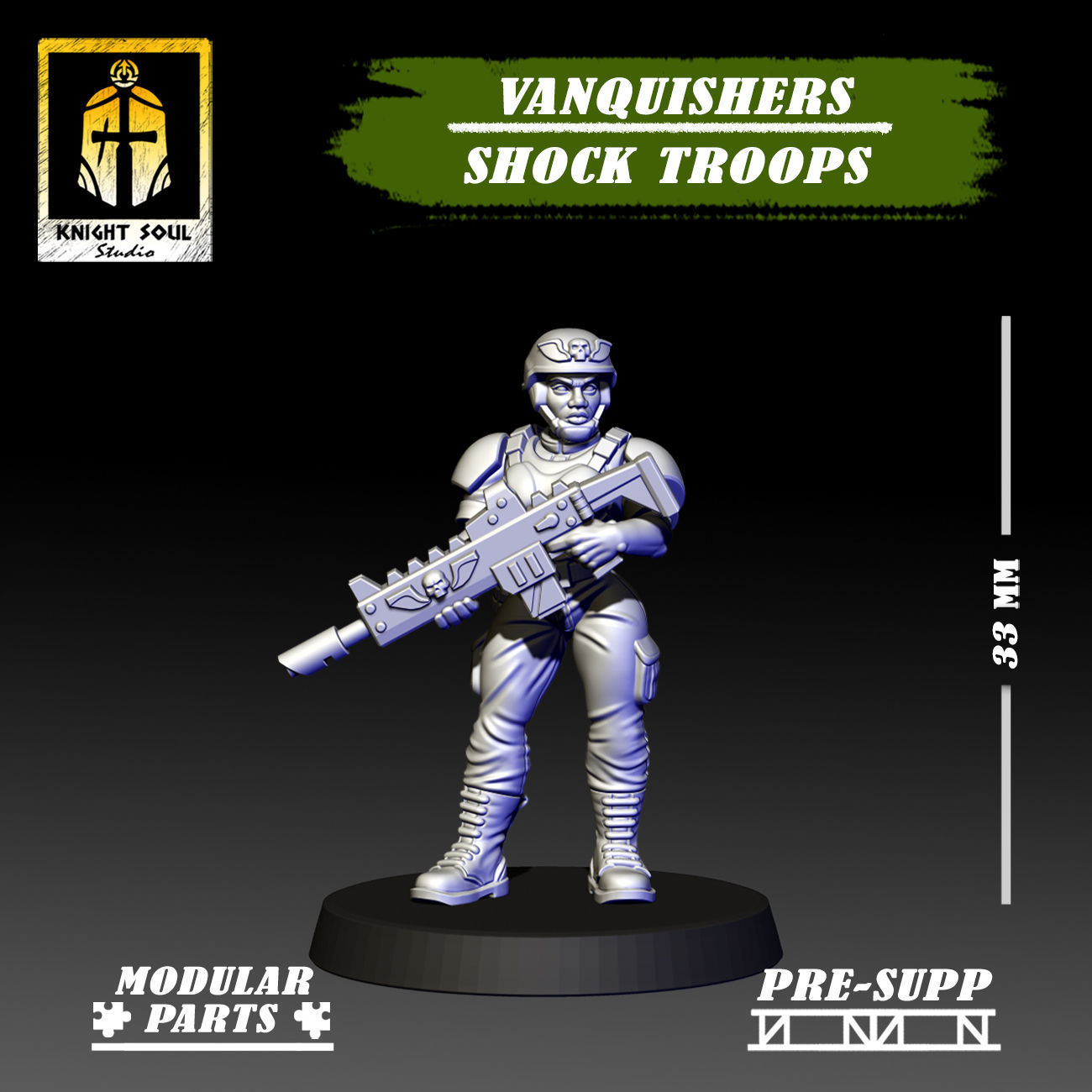 Vanquishers Shock Troops 3D print model_25