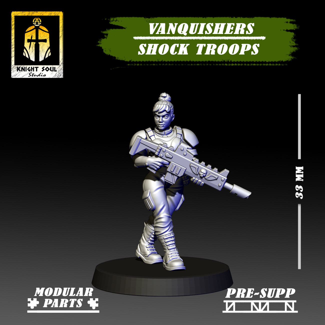 Vanquishers Shock Troops 3D print model_16