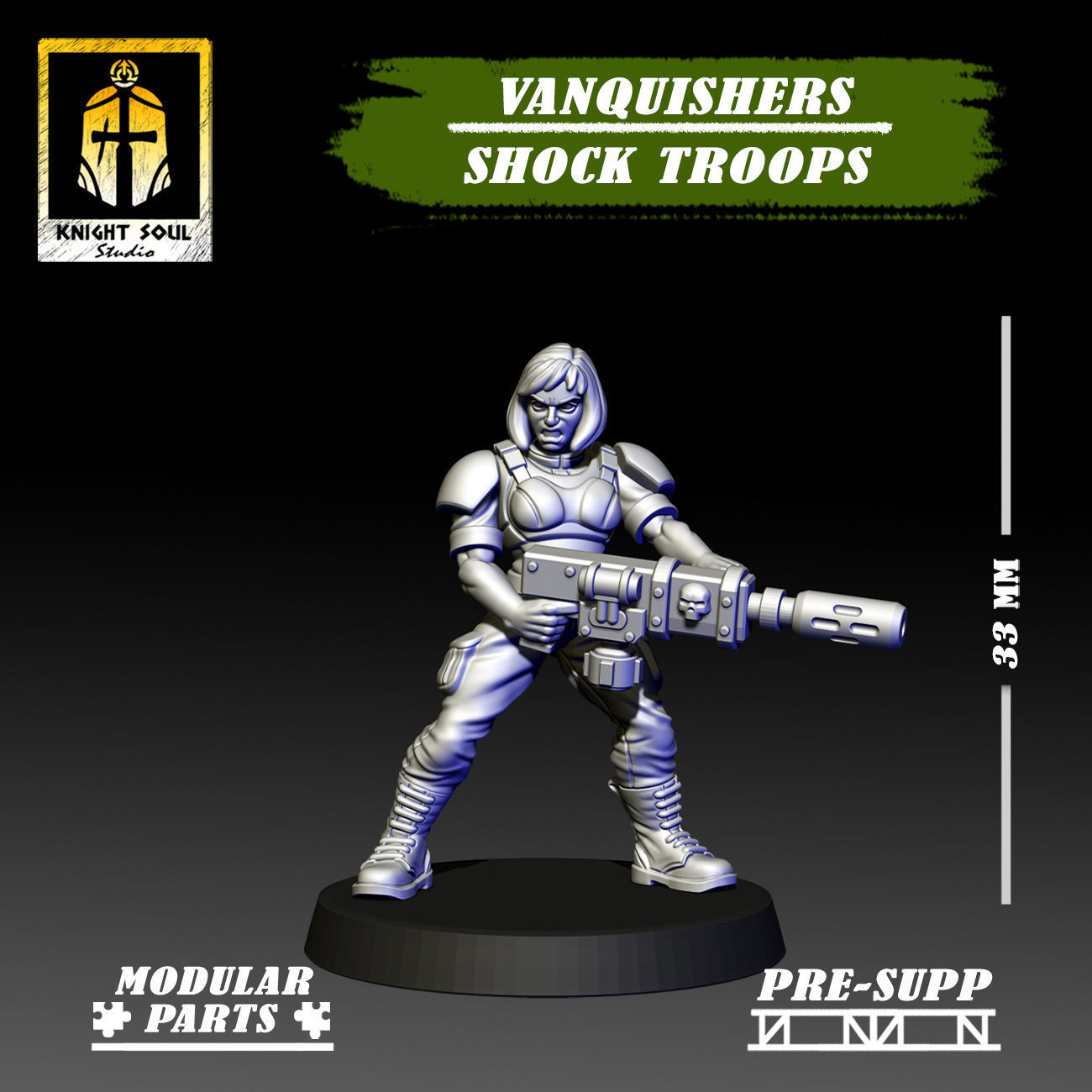 Vanquishers Shock Troops 3D print model_19