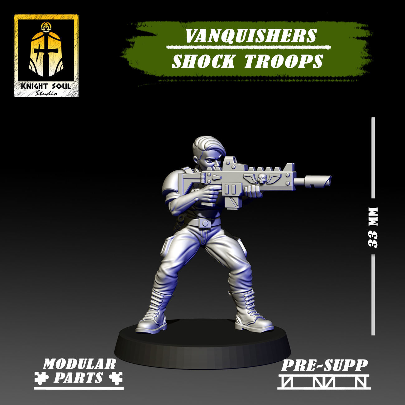 Vanquishers Shock Troops 3D print model_28