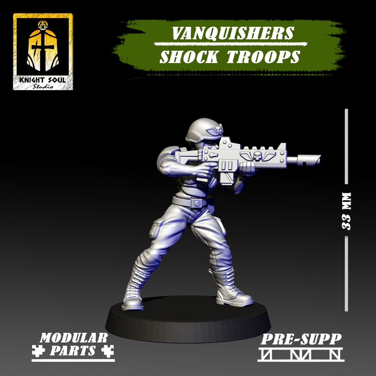 Vanquishers Shock Troops 3D print model_22