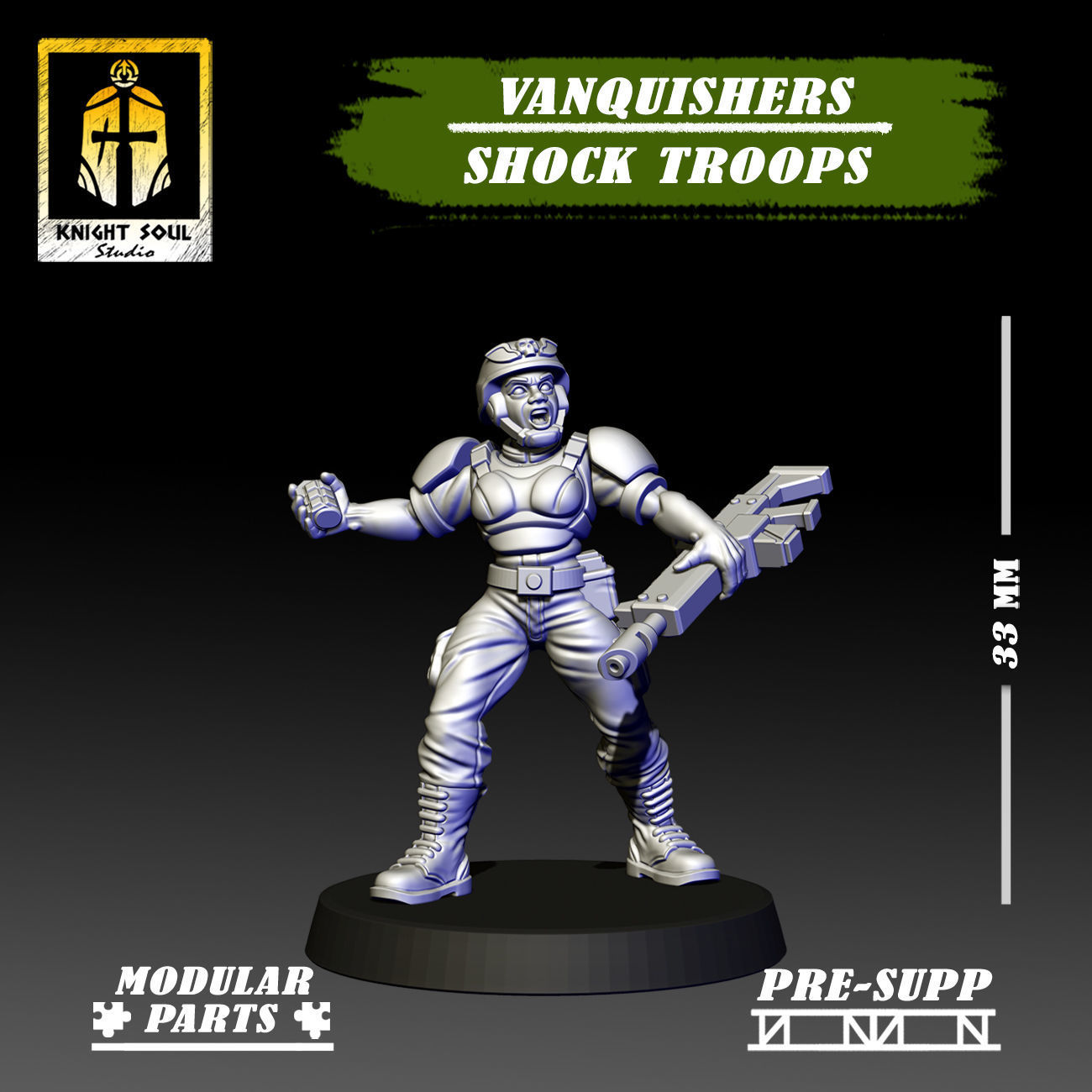 Vanquishers Shock Troops 3D print model_12