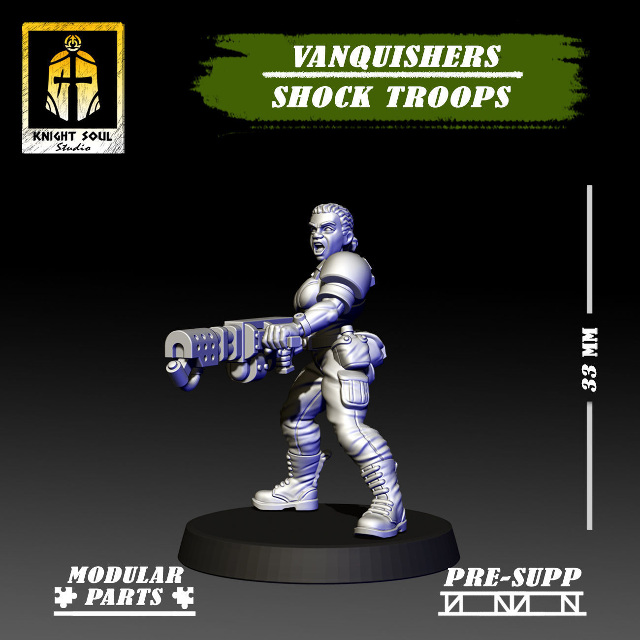 Vanquishers Shock Troops 3D print model_21