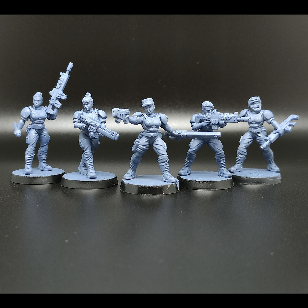 Vanquishers Shock Troops 3D print model_8