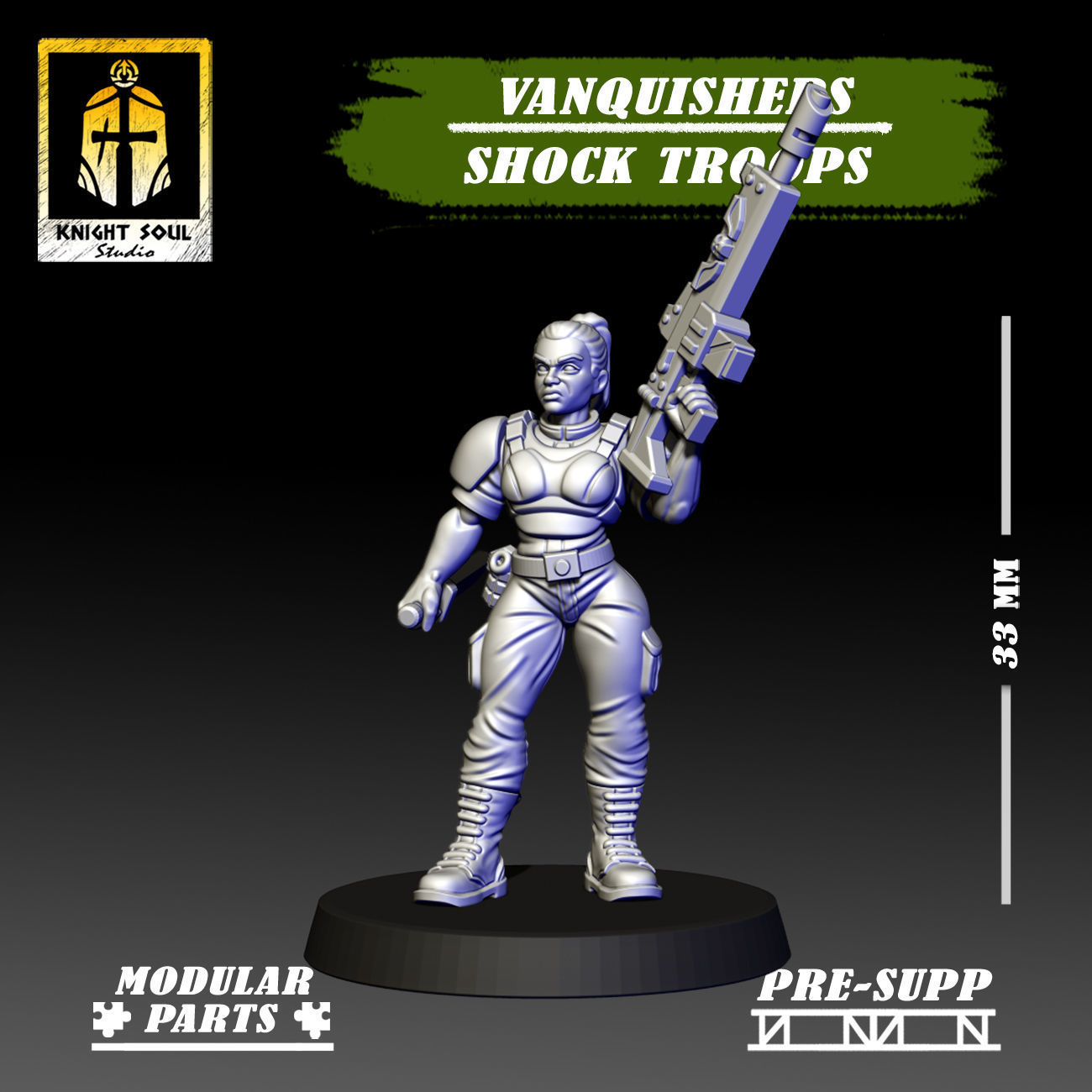 Vanquishers Shock Troops 3D print model_27