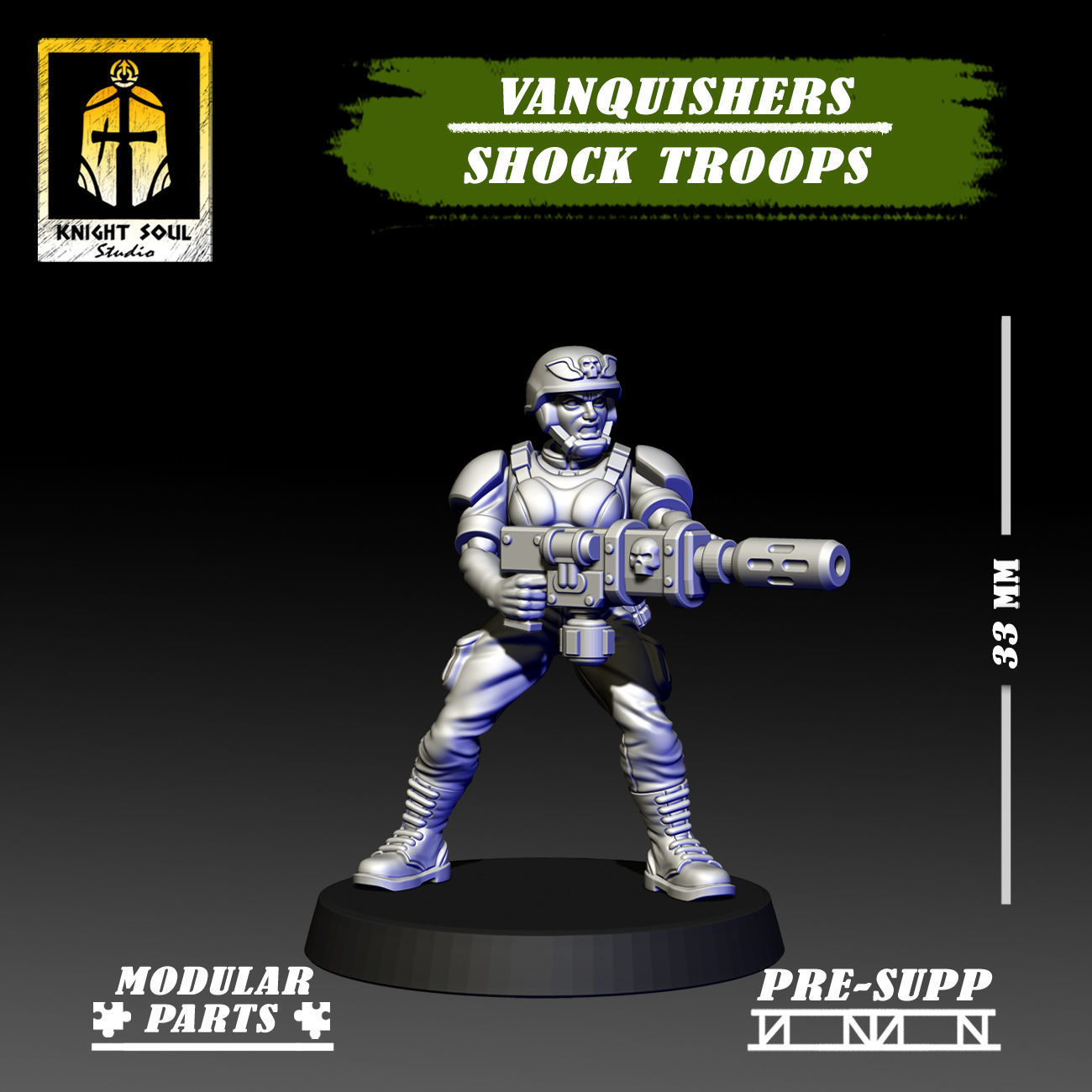 Vanquishers Shock Troops 3D print model_18