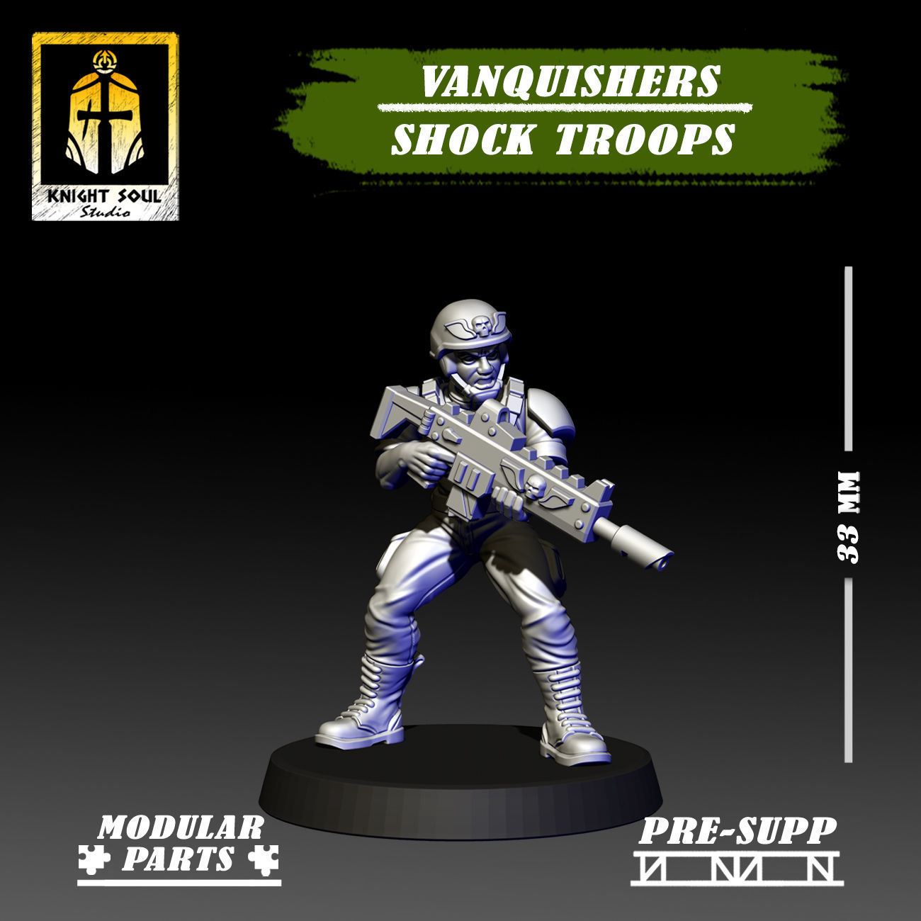 Vanquishers Shock Troops 3D print model_14