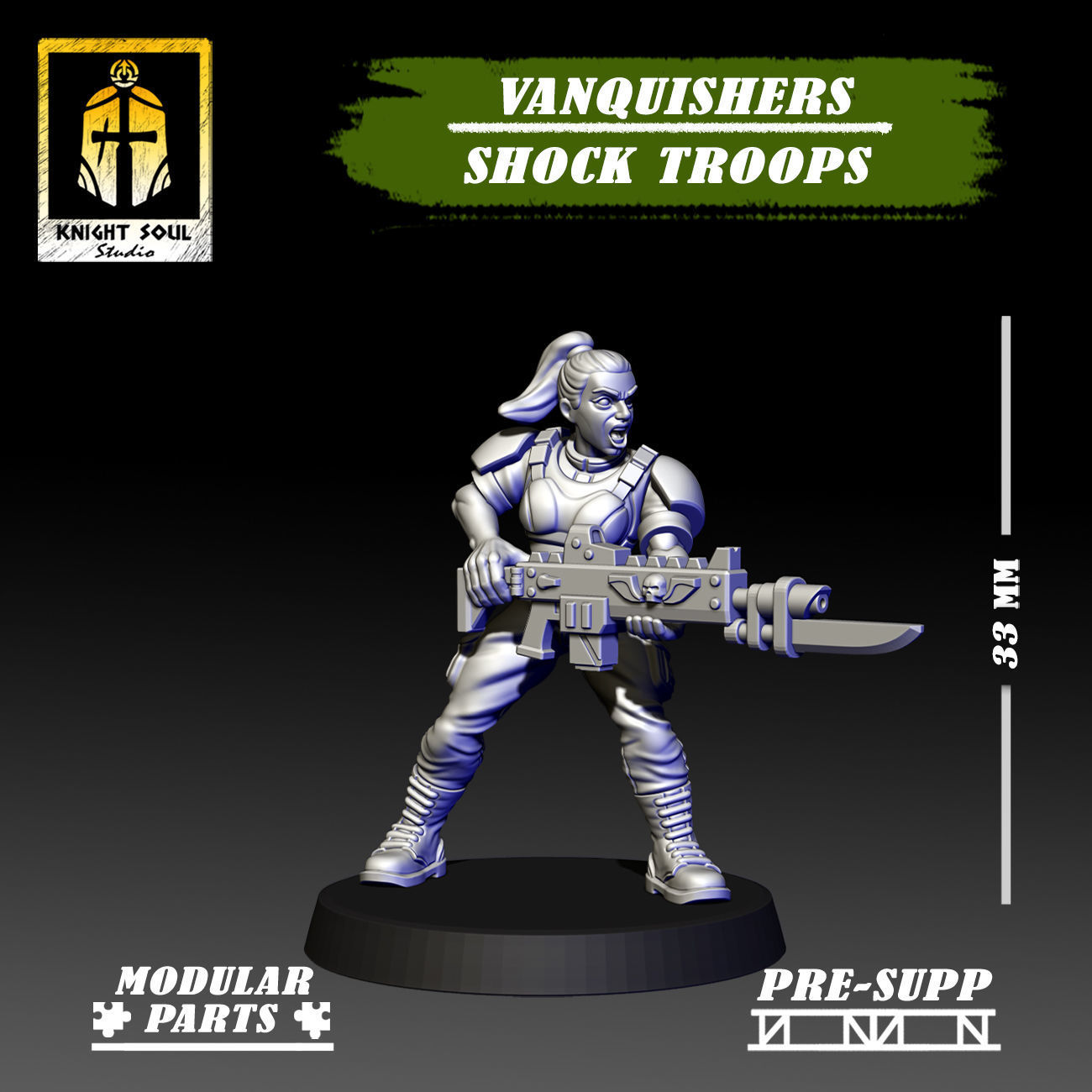 Vanquishers Shock Troops 3D print model_20