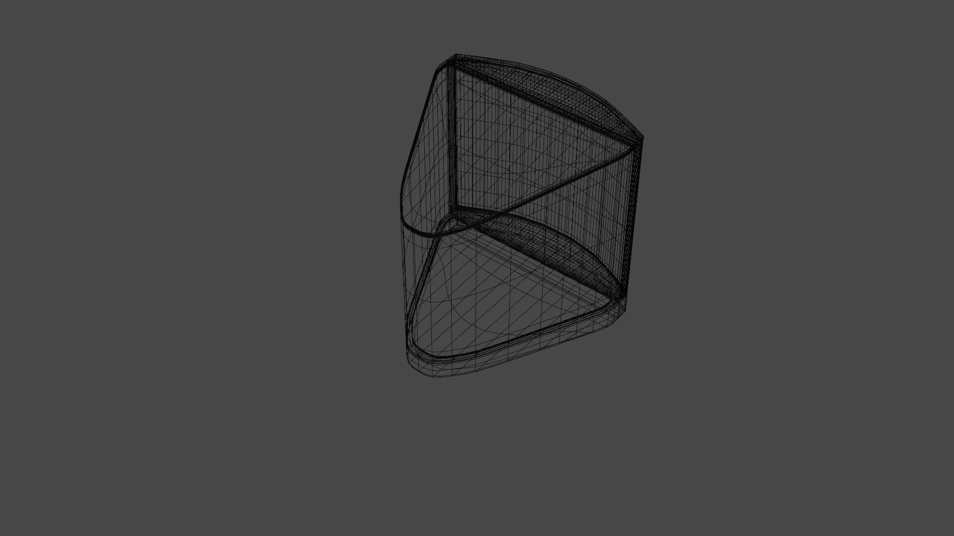 Speaker wall light on wall 3D model_4
