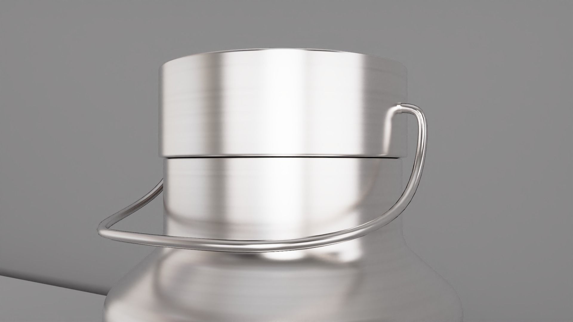 Insulated Stainless Steel Water Bottle 750ml 3D model_1