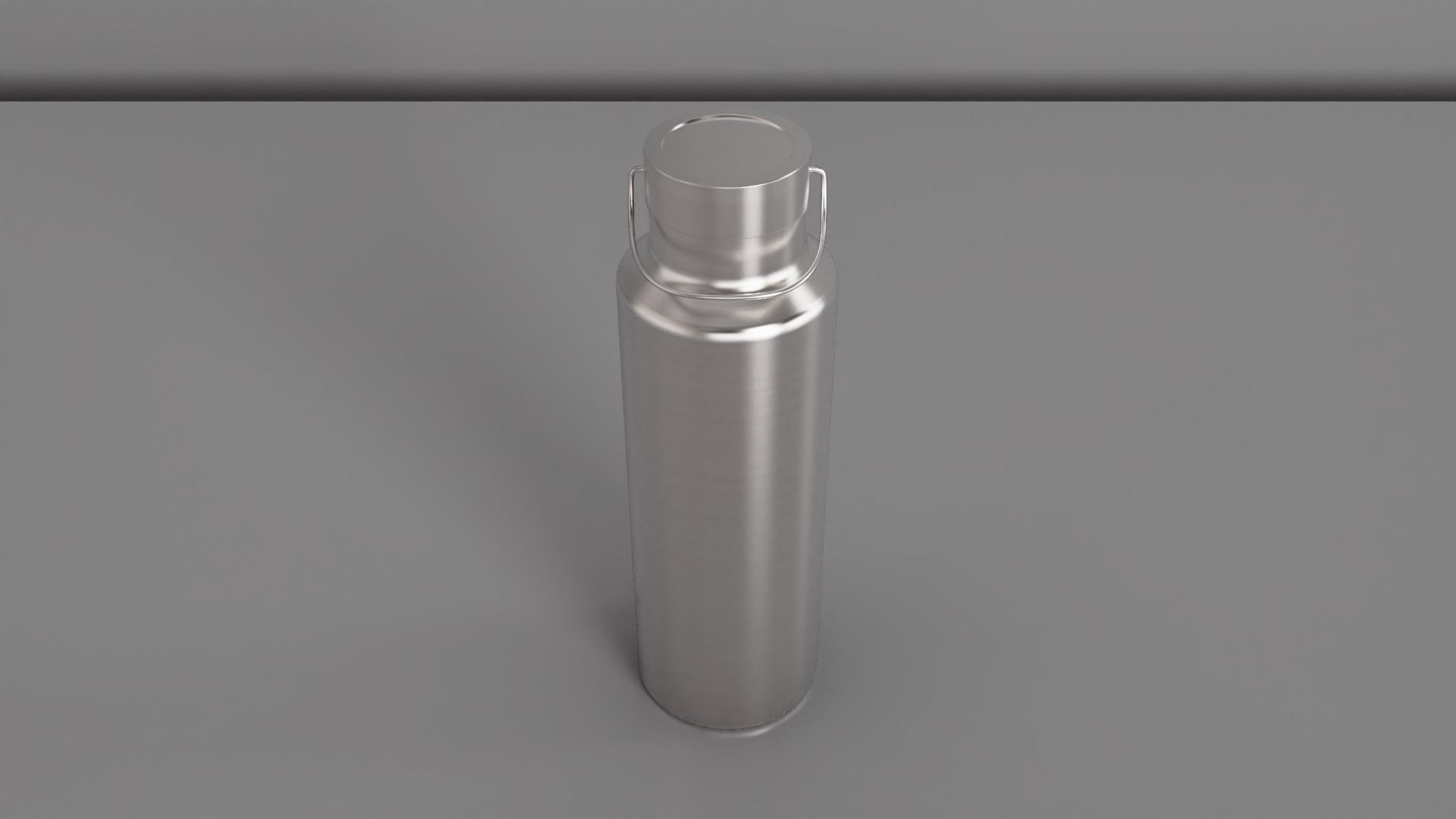 Insulated Stainless Steel Water Bottle 750ml 3D model_2