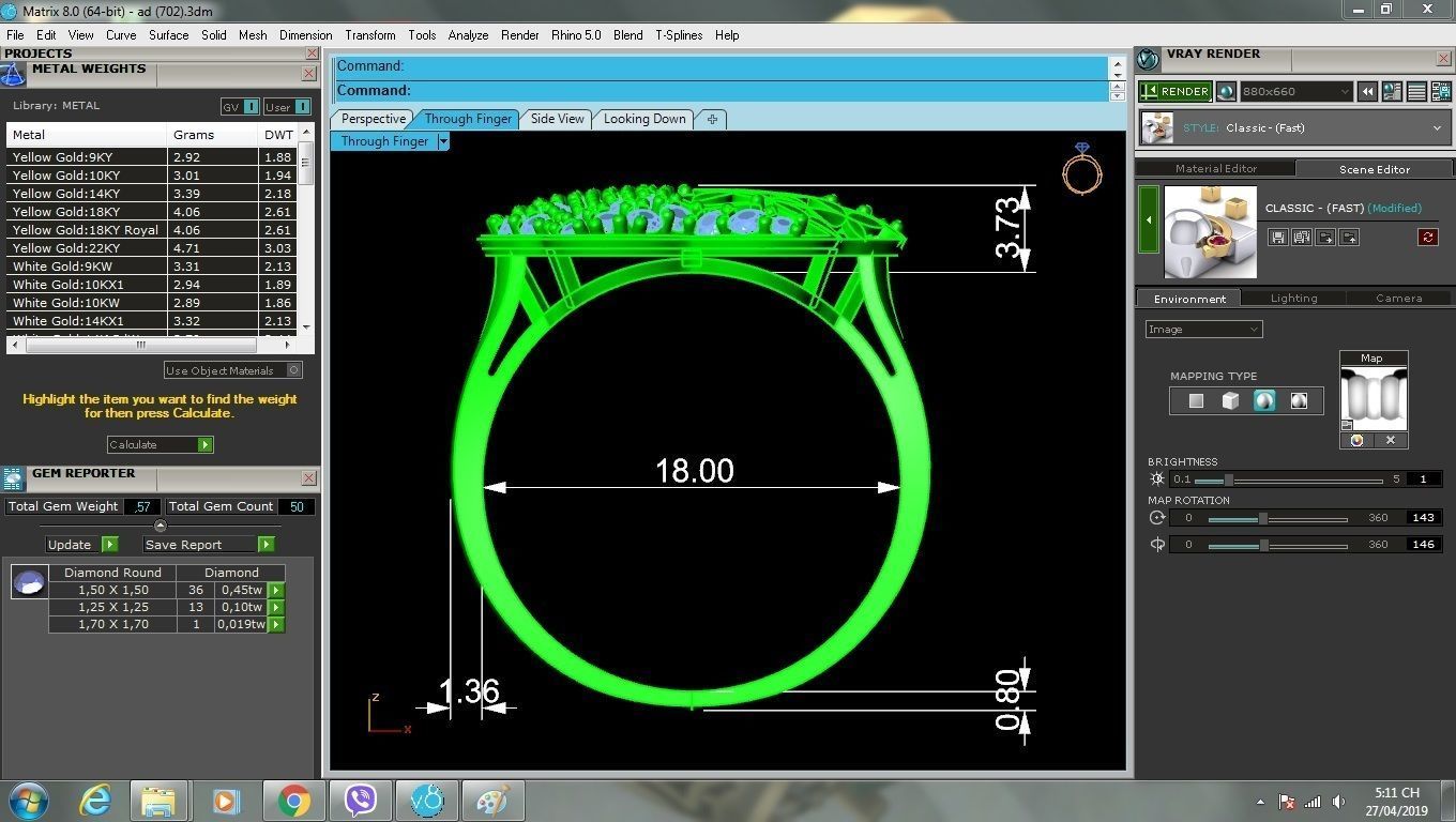 butterfly ring for women 109 3D print model_6