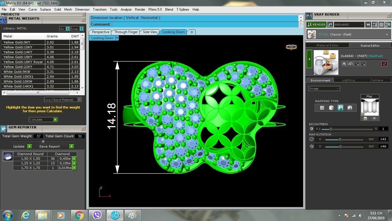 butterfly ring for women 109 3D print model_7